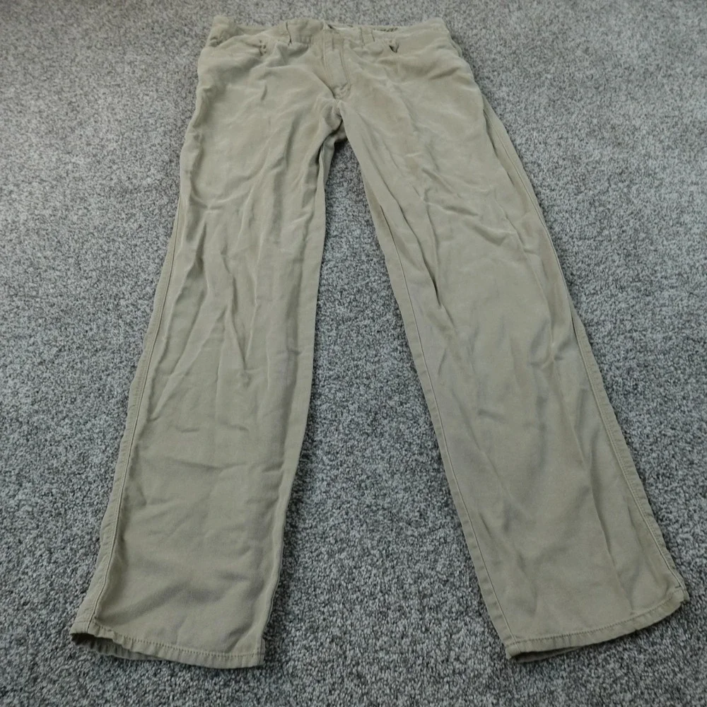 Tommy Bahama Pants Mens 36X32 Beige Tan Brown Chino Trouser Flat Front Preppy